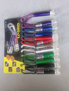 Toy laser pointer with LED lights.