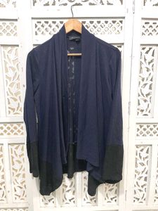 Imported Veitnam Navy Open Front Cardigan A