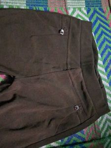 Brown Casual Pants