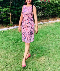 Printed Sleeveless Dress