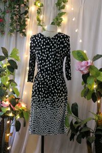 Polka Dot Wrap Dress