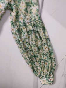 Floral Print Mini Dress