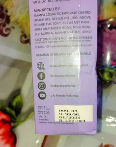 La' French Euphoria Niche Edition Eau De Parfum