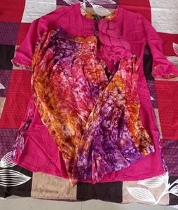 Pink Kurta Set