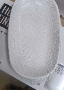 White   snacks plate