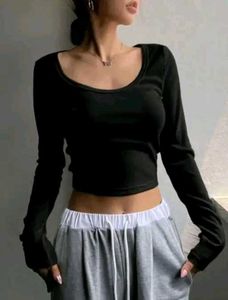 Black Full Sleeve Top