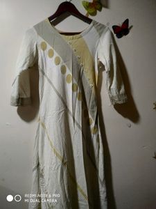 Pure Cotton A-line Kurti With No Flaws