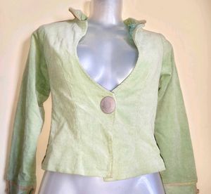 🎁Buy 2 Get 1 Free🎁Size S Green Quardro Jacket