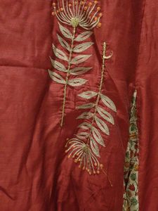 Kalamkari Print Full Long Gown Ful Flair