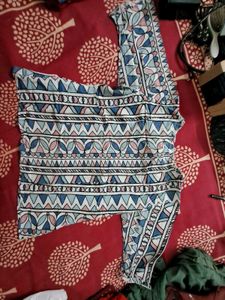 Yufta White Printed Tunic