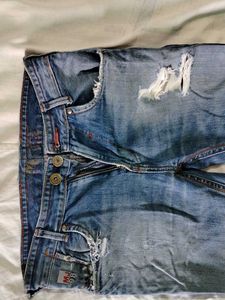 Distressed Ripped Jeans