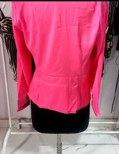 ZARA Trafaluc Peplum Shirt