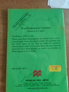 Three Shakespeare Comedies