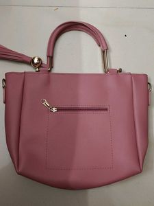 New Pink Quilted Handbag
