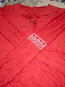 Red Casual Top