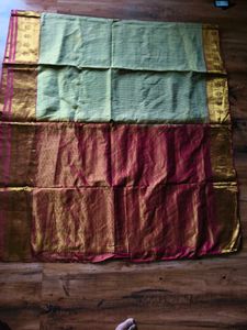 Pink &amp; Gold pure kanchi pattu Saree(kanjivaram)