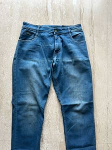 Blue Denim Jeans 38 Size Altered Stretchable To 40
