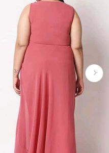 Dusty Rose Sleeveless Maxi Dress