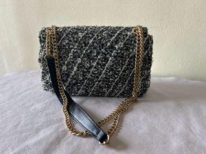 Tweed Chain Shoulder Bag