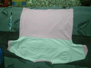 A Pink And White Elegant Top