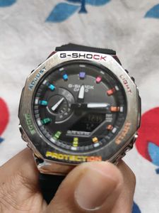 G-Shock GA-2100 &#34;Casioak&#34; Silver