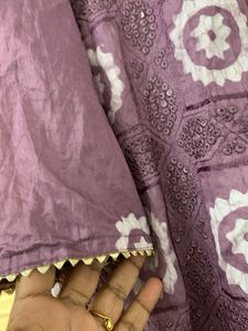 Dusky Lavender Salwar Set Size 40