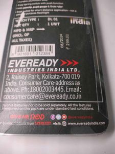 Eveready Penlite Torch