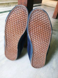 Navy Blue Sneakers Used But Condition Like New