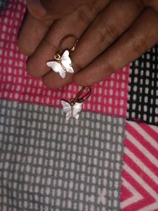 Butterfly Drop Earrings