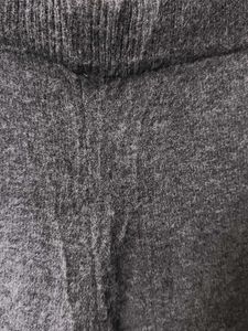 Gray Knit Pants