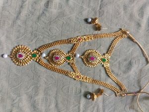 Gold Tone Rani Haar Necklace
