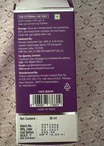 The Derma Co Face Serum