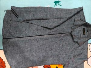 King&#39;s Mode Gray Button-Down Shirt