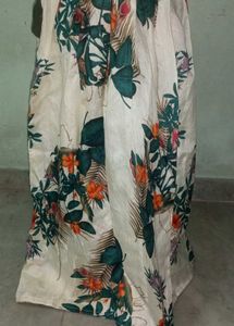 Floral Print Ethnic Skirt