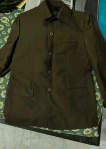 Collar Brown Suit Jodhpuri