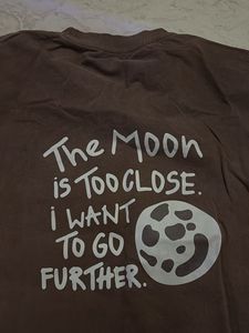WHYT Oversized Brown Graphic Tee