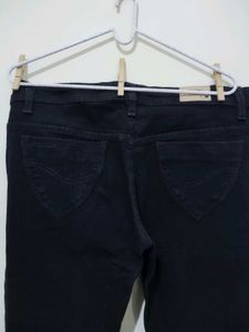 Coaster Pencil Tapered Skinny Fit Black Denim Jean