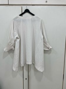 Zara Pleated Sleeve Tunic✨ Chic &amp; Trendy!🛍️💖