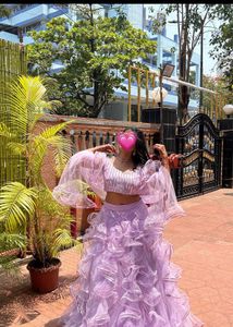 Designer Lehenga, diamond embellished blouse