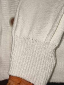 Cream Cardigan Sweater