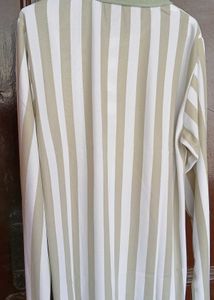 🌟Classic Striped Cotton Full-Sleeve Polo T-Shirt✨