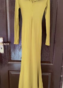 Elegant Green Maxi Dress