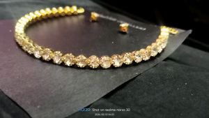 NEW LOOK SILVER STONE JWELLERY SET FOR GIRLS/KIDS