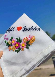 Embroidery Name Hanky❤