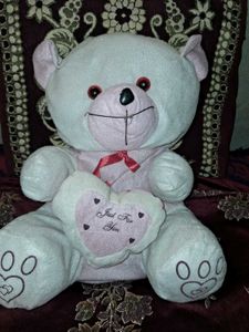 Adorable Plush Teddy Bear with Heart