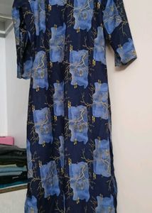 Blue Printed Kurta