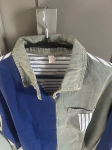 Color Block Denim Shirt