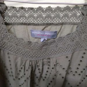 Elegant Olive Green Top