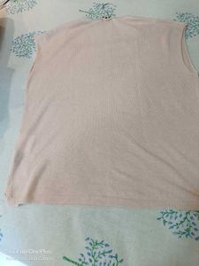 Shimmery Effect With A Beautiful Peach Colour Top