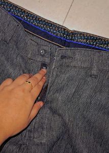 Stylish Brown and blue pants